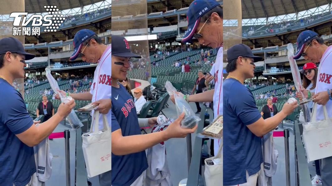 Gou meets Boston Red Sox star Chang Yu-cheng in Seattle (TVBS News) Gou meets Boston Red Sox star Chang Yu-cheng in Seattle