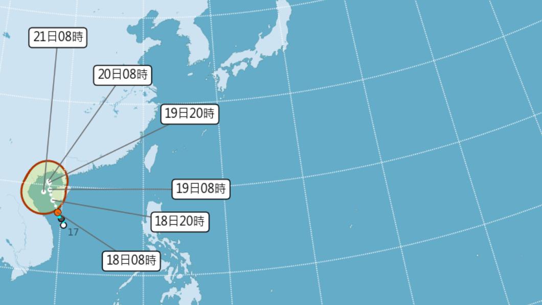 Tropical storm Sanba forms in the South China Sea (TVBS News) Tropical storm Sanba forms in the South China Sea