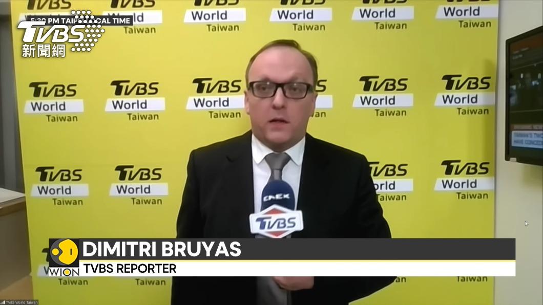 Dimitri Bruyas (龔向華) hinted at the importance of the post-election situation in Taiwan. (TVBS News)