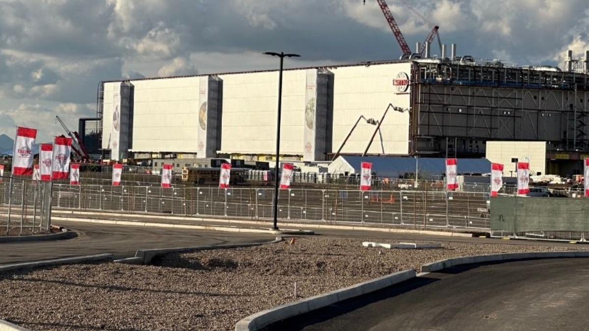TSMC's U.S. factory in Arizona. (TVBS News)