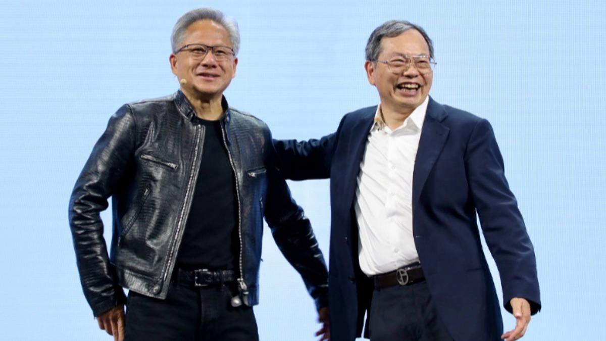 NVIDIA CEO Jensen Huang and Supermicro CEO Charles Liang at the COMPUTEX (Courtesy of Global Views)