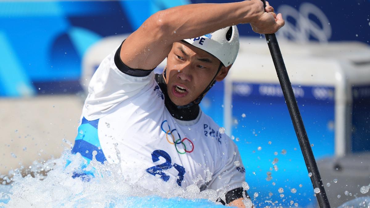 Canoeist Wu Shao-hsuan misses Olympic slalom semifinals (Courtesy of CTOC) Canoeist Wu Shao-hsuan misses Olympic slalom semifinals