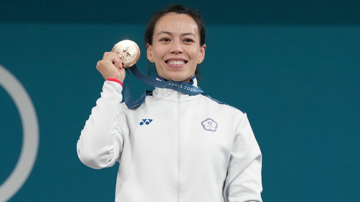 Kuo Hsing-chun wins bronze, makes Olympic history for Taiwan (Courtesy of CTOC) Kuo Hsing-chun wins bronze, makes Olympic history for Taiwan