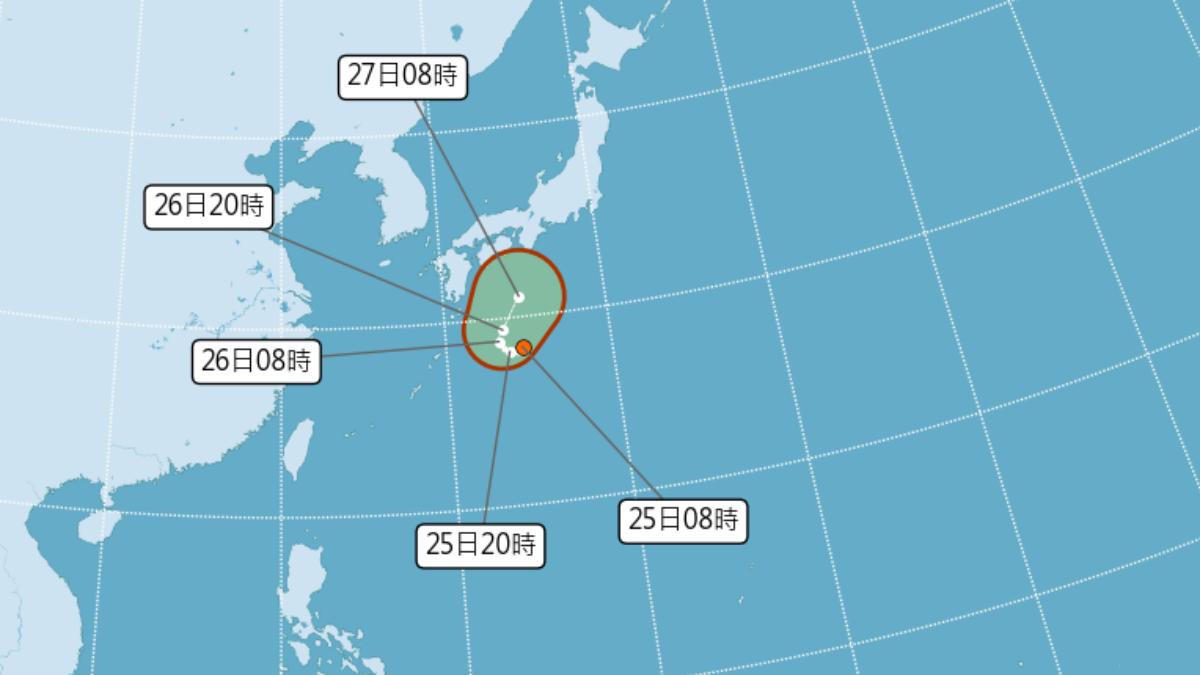 Tropical Storm Cimaron poses no direct threat to Taiwan (Courtesy of CWA) Tropical Storm Cimaron poses no direct threat to Taiwan: CWA