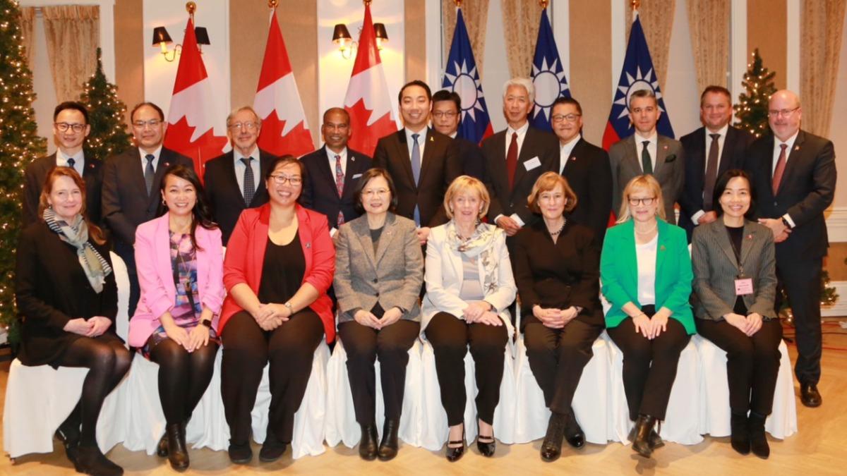 Tsai Ing-wen urges Canada to back Taiwan’s CPTPP bid (Courtesy of Tsai’s Office ) President Tsai urges Canada to back Taiwan’s CPTPP bid