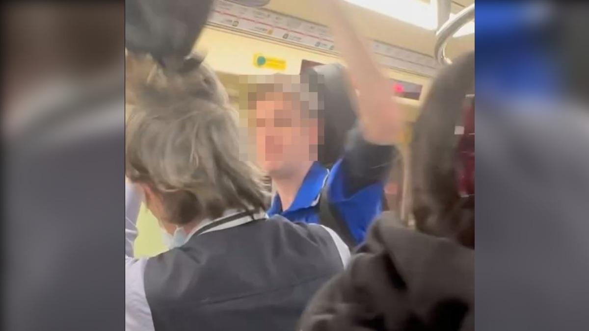 British teacher fired after metro clash (Courtesy of Threads@fafalpha) British teacher fired after metro altercation in Taipei