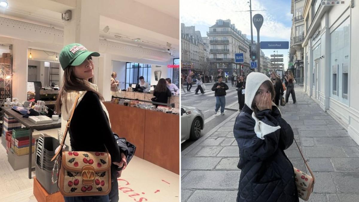 Jolin Cai charms at Paris Fashion Week (Courtesy of Cai’s IG) Jolin Cai charms fans at Paris Fashion Week stroll
