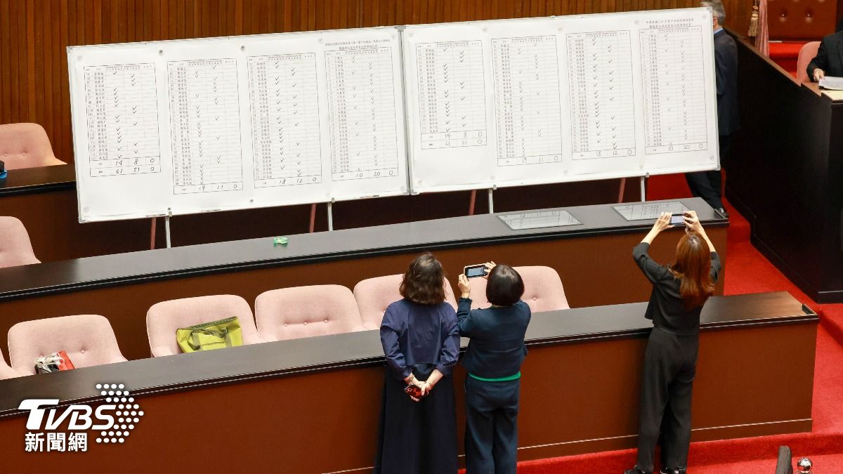 Taiwan legislators reject budget veto (TVBS News) Taiwan legislators reject veto on revenue allocation act