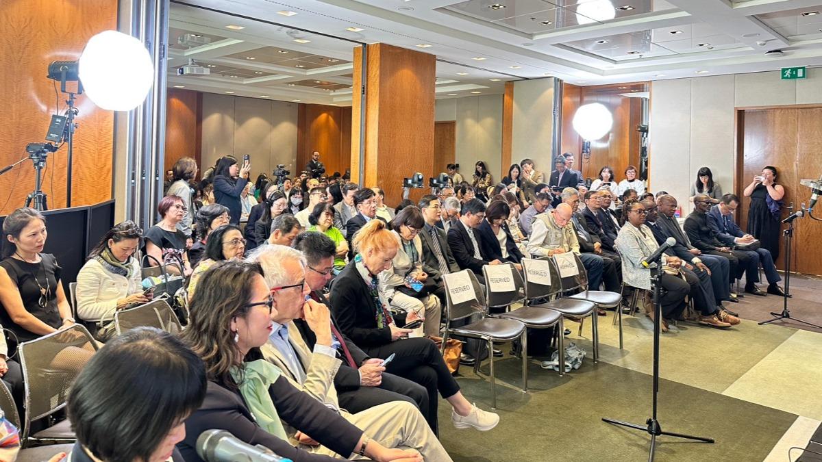 Taiwan pushes for WHA inclusion (Courtesy of Ministry of Health and Welfare) Taiwan showcases tech at World Health Assembly in Geneva