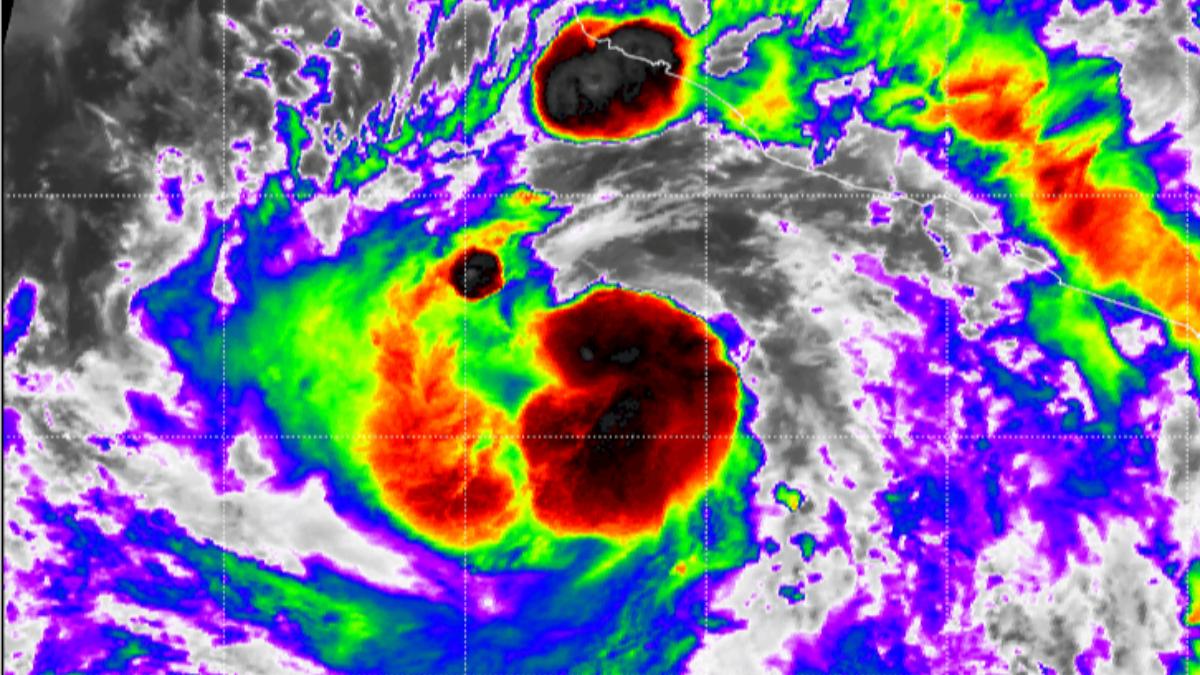 Taiwan braces for wet weather as tropical system develops (Screenshot from dapiya) Taiwan braces for wet weather as tropical system develops