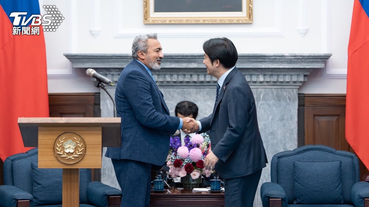 President Lai meets U.S. Representative Ami Bera in Taipei. (TVBS News) Taiwan seeks joint U.S.-Taiwan weapons production: Lai