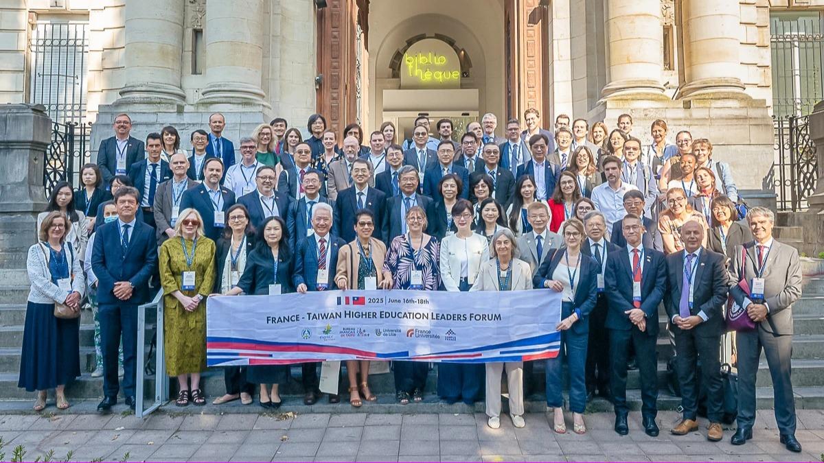 Taiwan sends 27-member delegation to French education forum (Courtesy of The Foundation for Internat Taiwan, France strengthen higher education partnerships