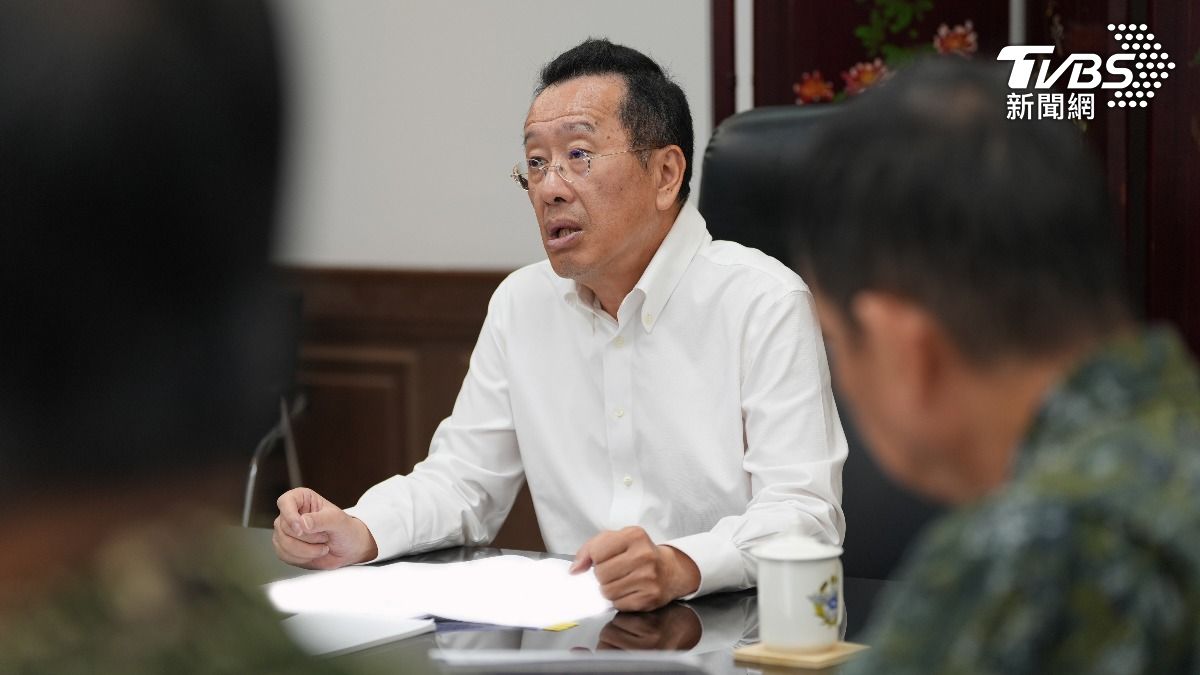 Defense minister highlights strategy (Courtesy of MND) Taiwan’s Han Kuang 41 mobilized record 22,000 troops: MND