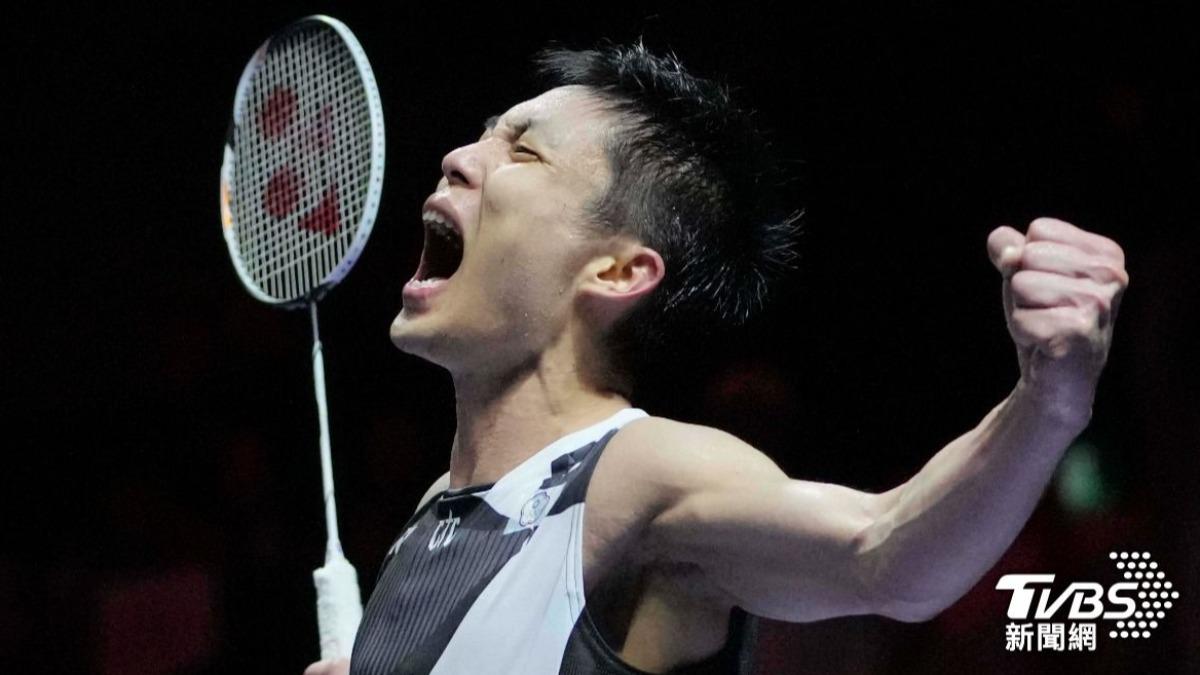 Badminton quarterfinal victory sends Chou to semifinals (TPG PHOTOS) Chou Tien-chen reaches China Open badminton semifinals