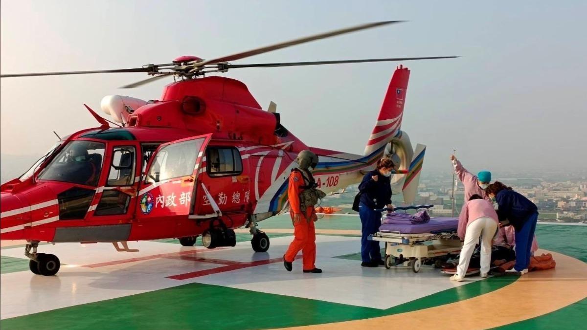 The rooftop helipad is one minute from the ER. (Tungs' Taichung MetroHarbor Hospital)